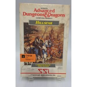 Dungeons & Dragons Hillsfar Commodore 64‎ 128 C64/128 Game D&D Forgotten Realms